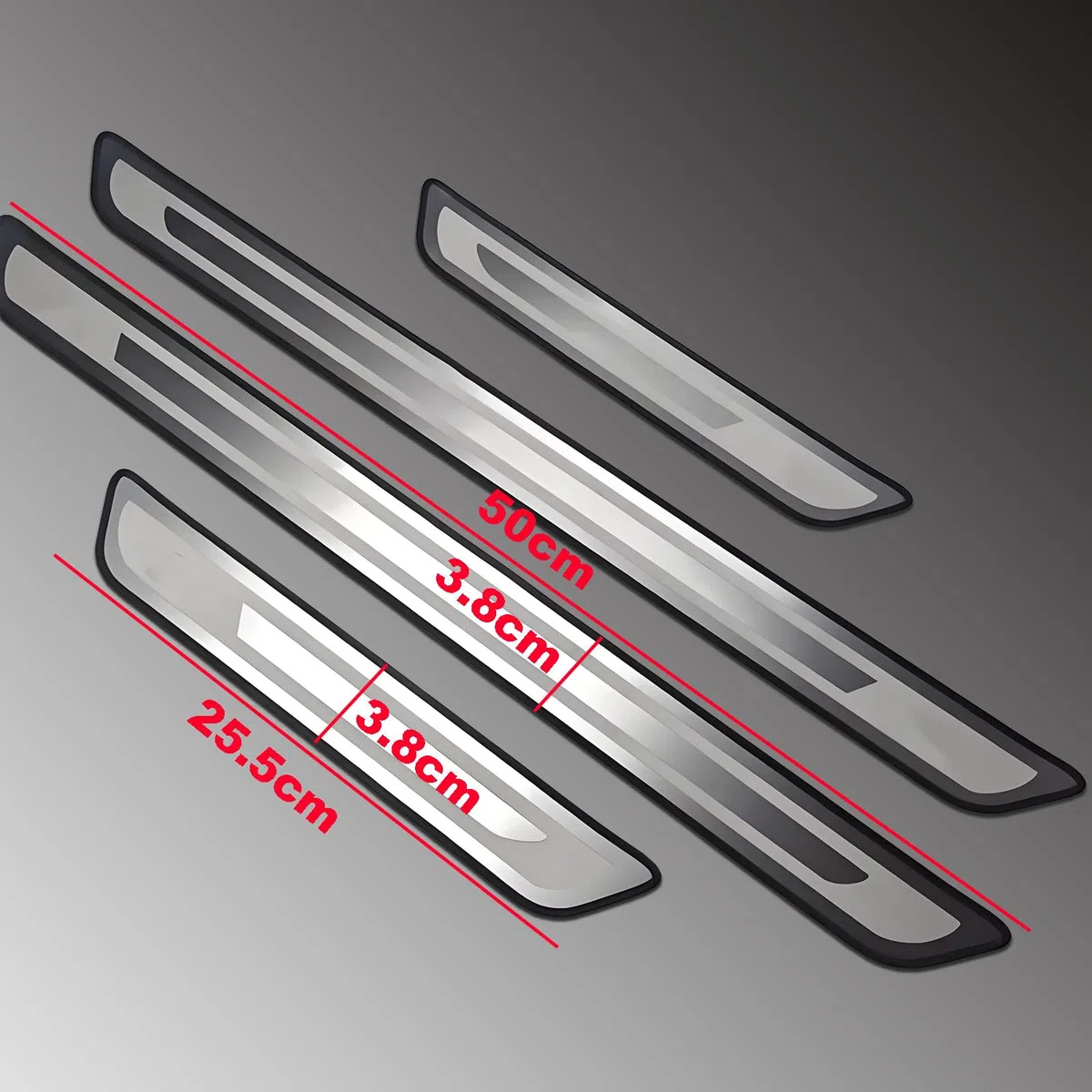 4 Piezas Protective de Umbral de Puerta de Coche para BMW X3 (G45) 2024 2025, Material de Acero Inoxidable Decoración para Estribos,Silver