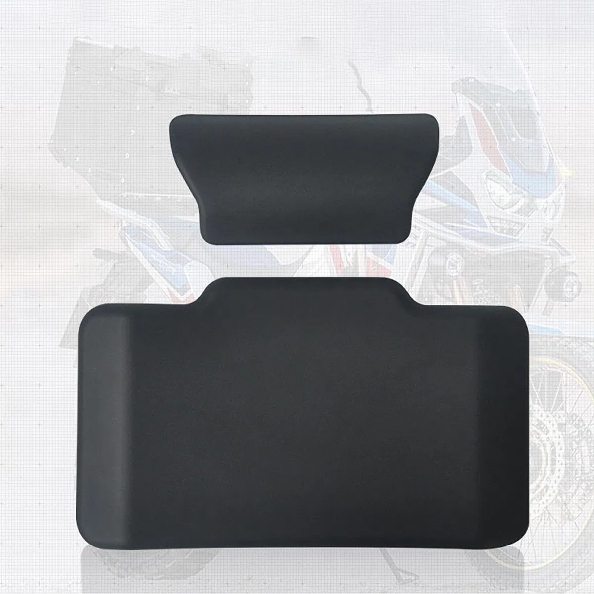 iFCOW Almohadilla del Respaldo de la Motocicleta, Almohadilla del Respaldo del Pasajero de la Motocicleta para la Caja Superior de Aluminio de la Motocicleta 45-65L