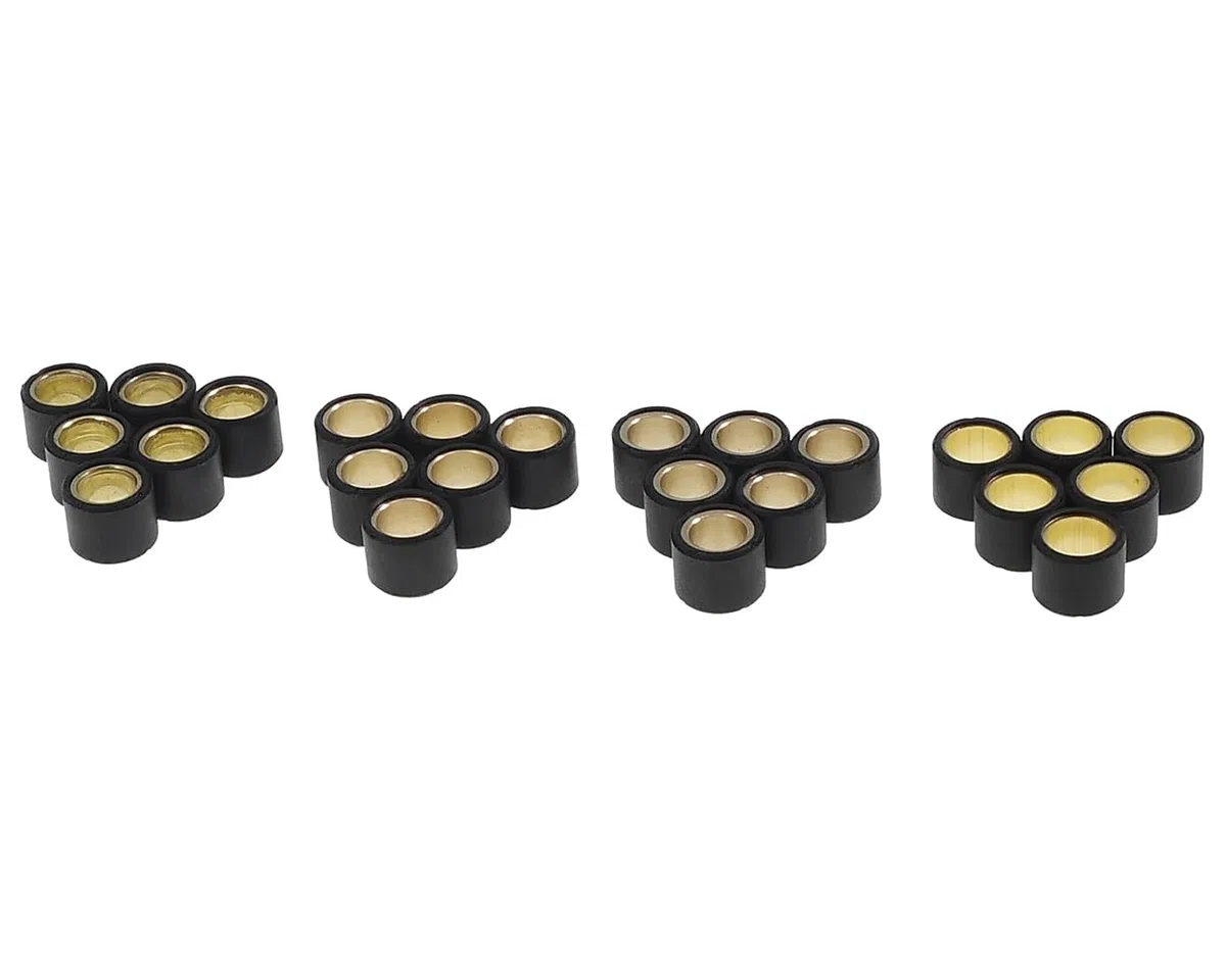 2EXTREME juego rodillos 15x12mm 4g/4,5g/5g/5,5g compatible con Yamaha Neos, Aerox, Jog 50