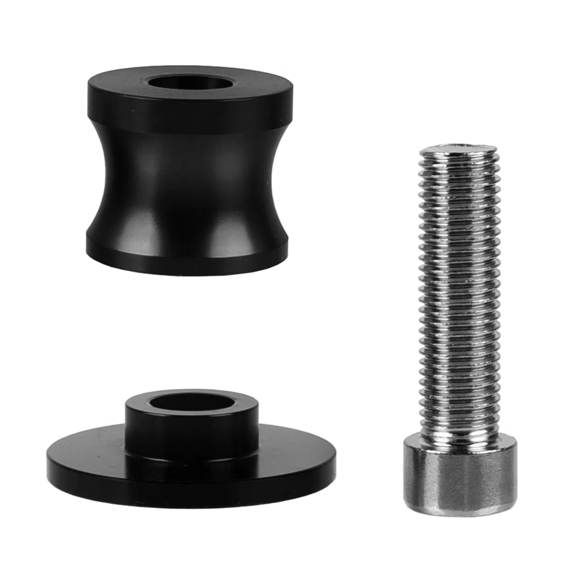 Soporte de brazo basculante de 2 piezas, soportes de trinquetes de brazo basculante de motocicleta M6 para MT09 MT 09 MT-09 MT09 SP MT 09 SP MT-09 SP FZ09 FZ 09 FZ-09 2013-2022 (negro)