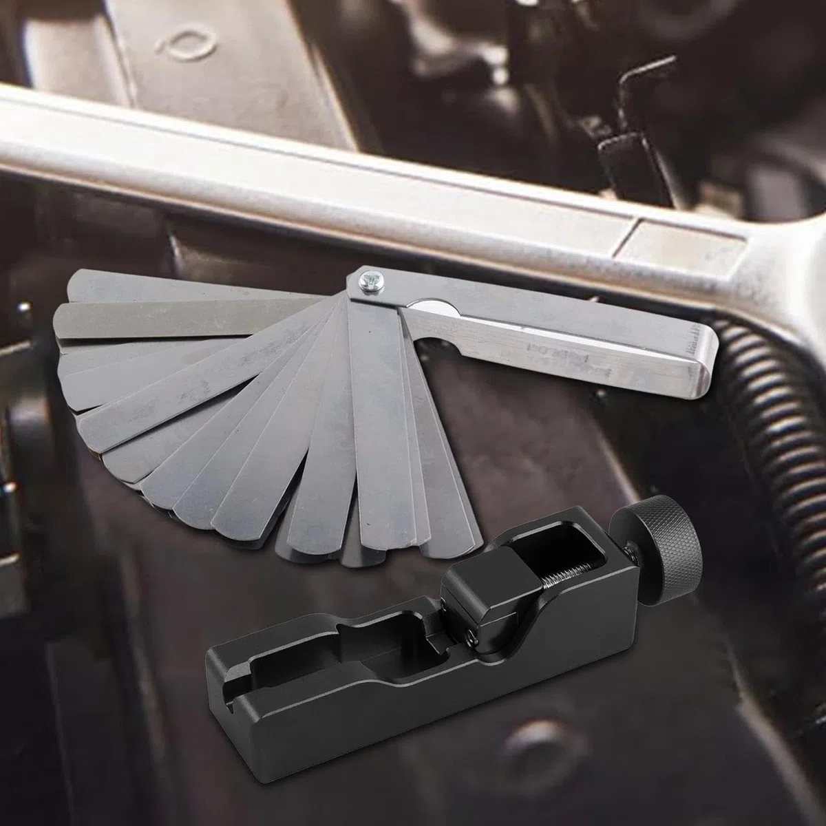Spark Plug Gapper, Alloy Spark Plug Tool, Spark Plug Feeler Gauge, Efficient Spark Plug Adjustment, Spark Plug Gap Tool, Spark Plug Gapping Tool, Adjustable Spark Plug Gap, Gapping Tool for Spark Plug