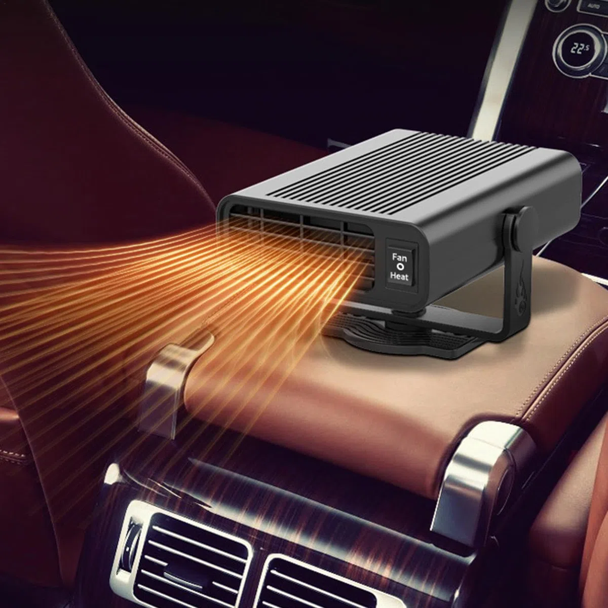 Calentadores de coche para vehículos,Calefactor de ventilador de coche - Desempañador de descongelación de calentamiento rápido 2 en 1 - Calentadores para vehículos Calentador de coche Diseño intelige