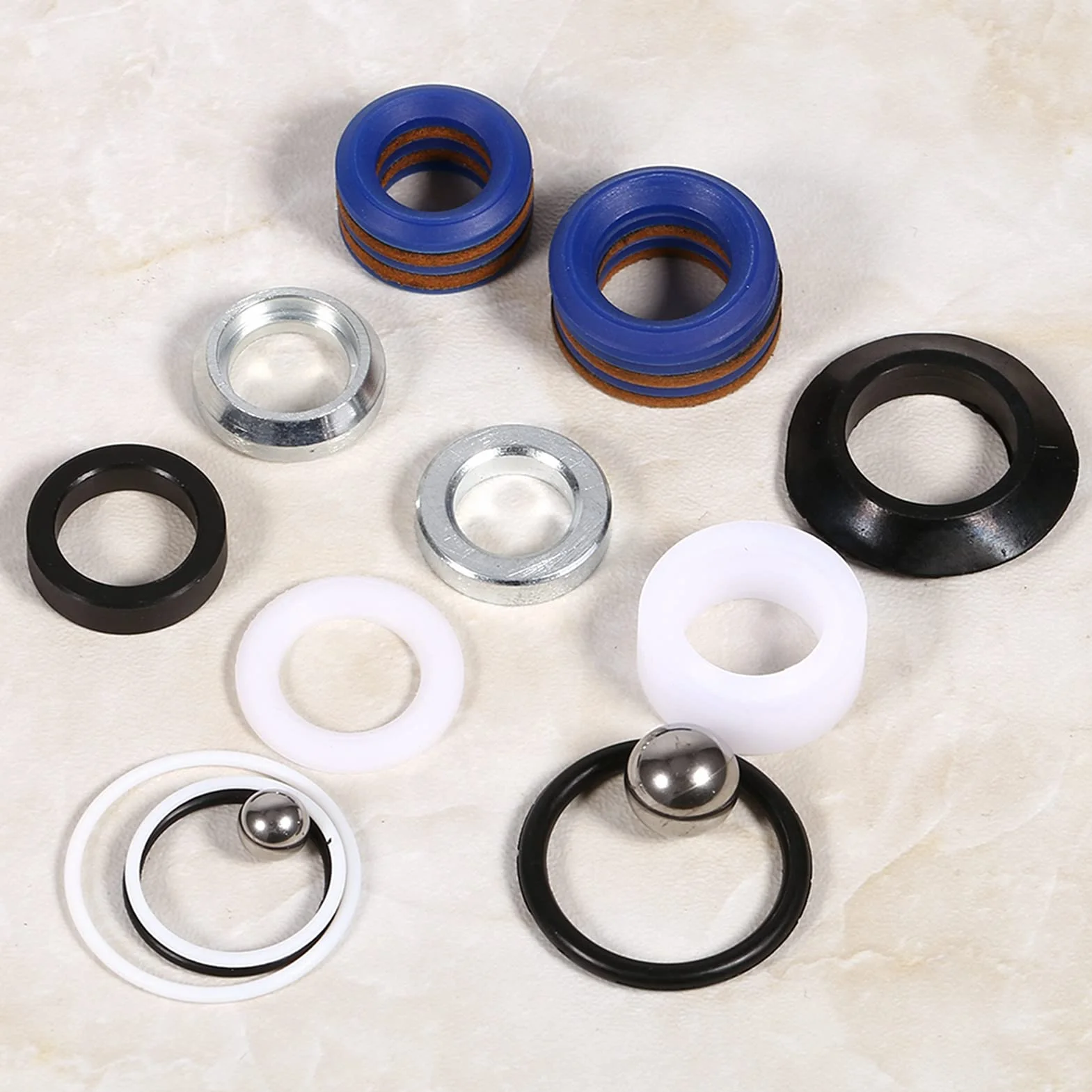 Akozon Airless, Kit de Reparación para 390 795 1095 3900 Piezas de Bomba de Pulverización 5900 7900 (244194) Accesorios de Bomba de Pulverización sin Aire (244194)