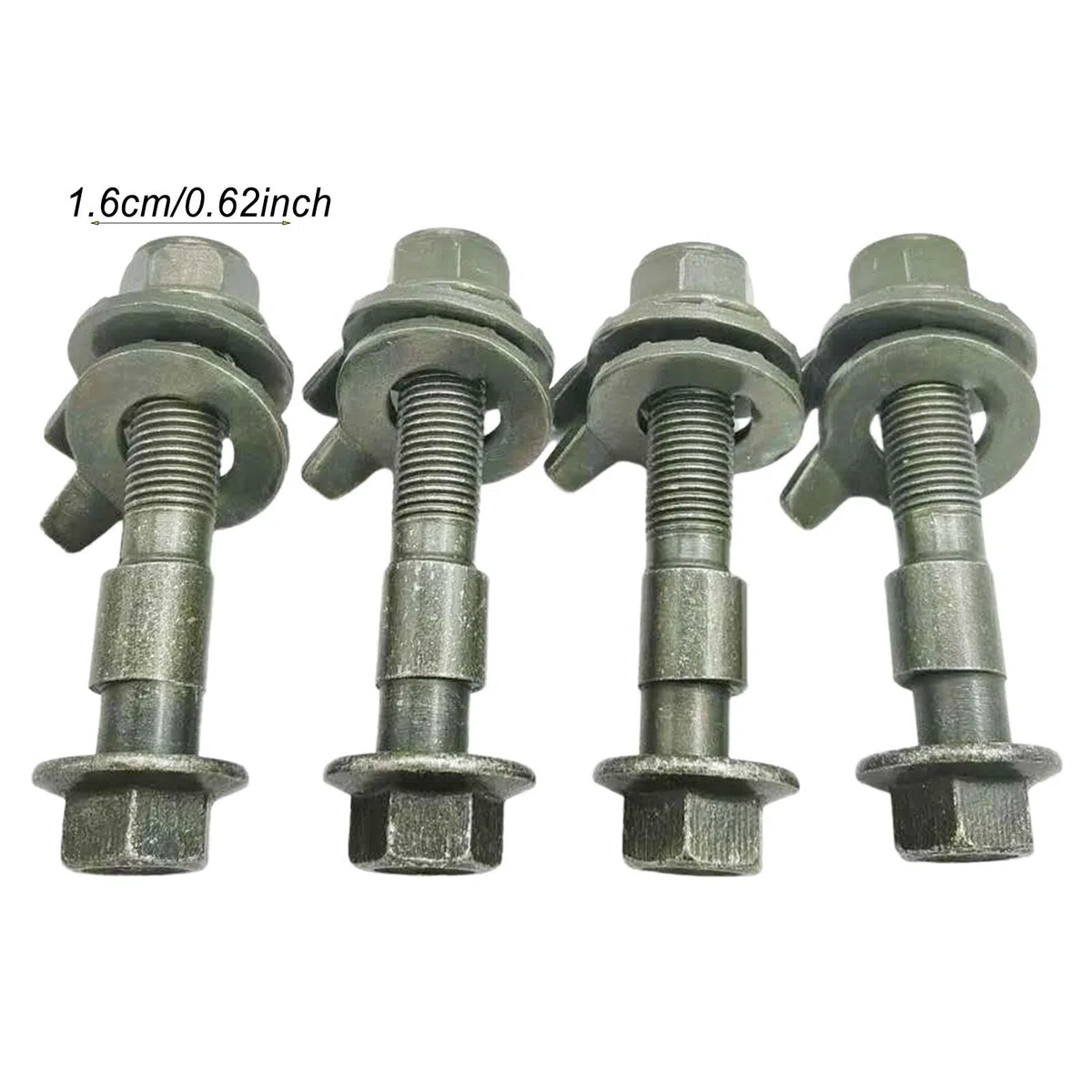Kit de alineación de ruedas,Pernos de inclinación de ruedas | Tornillo excéntrico de posicionamiento de neumáticos de coche - 4X Tornillos de Camber de Rueda Tornillo Excéntrico de Camber, Kit de Pern