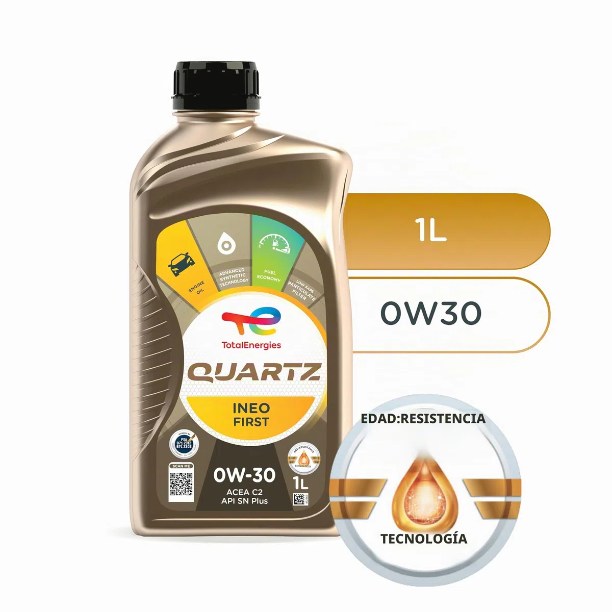 Total Cuarzo Ineo First 0 W de 30, 1L