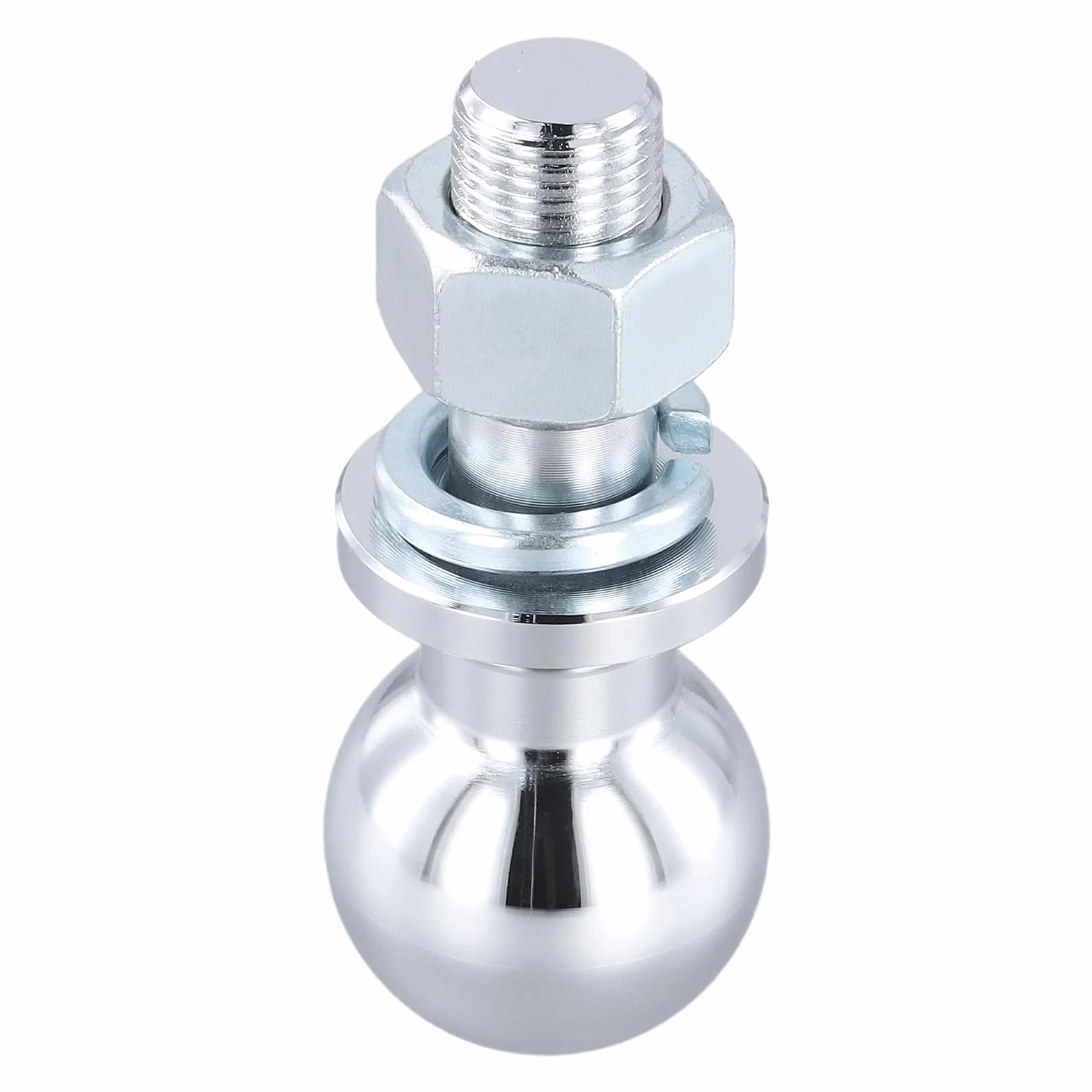 Bola de Enganche de Remolque, 50 mm, Cabezal de Bola 3,5T, riel de Arrastre, Enganche de Remolque, Perno de Cabeza de Bola de 22 mm, riel Recto, Bola de Acoplamiento para Tractor