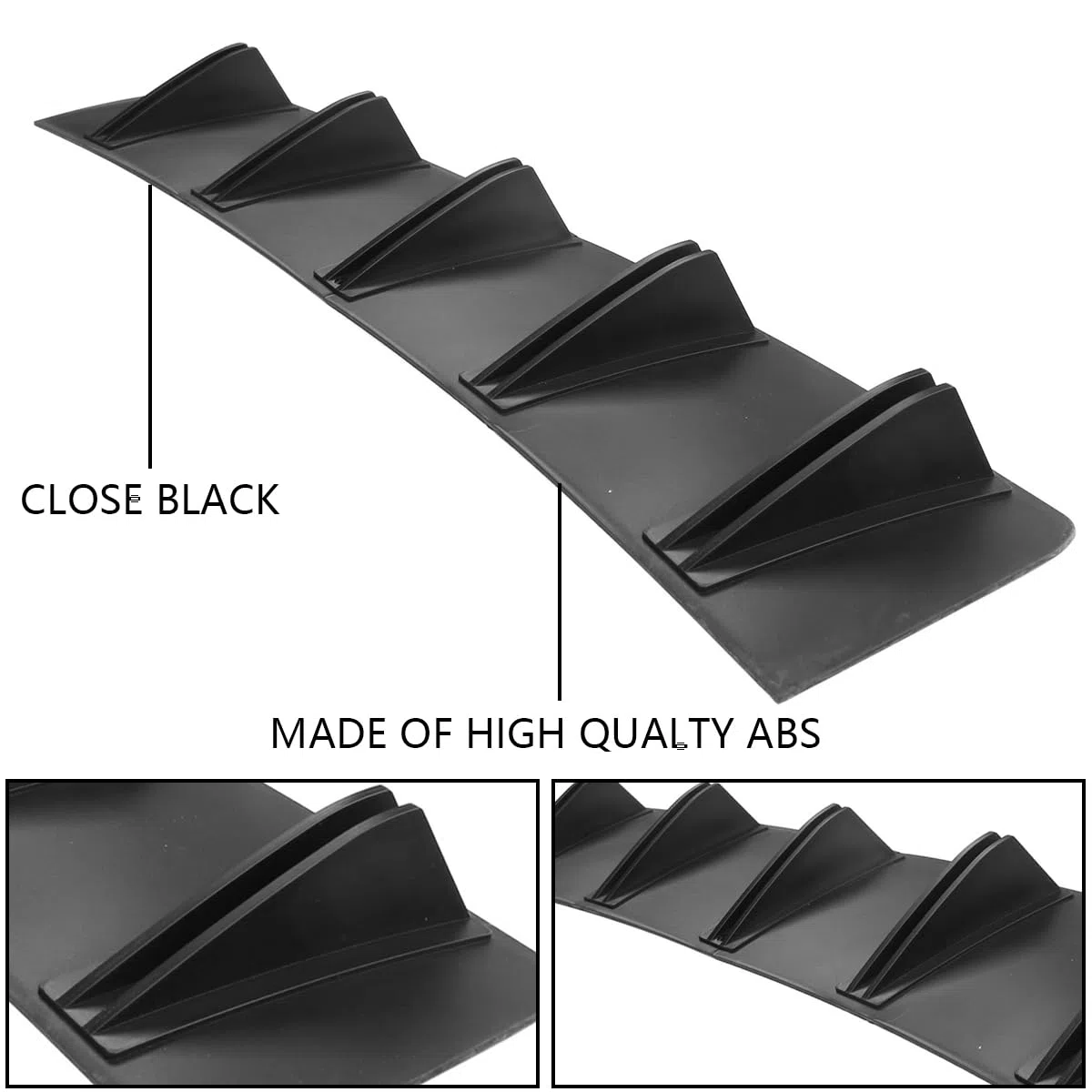 CGEAMDY Difusor Universal para Labios de Parachoques Trasero, Coche Divisor Labios Estilo Coche