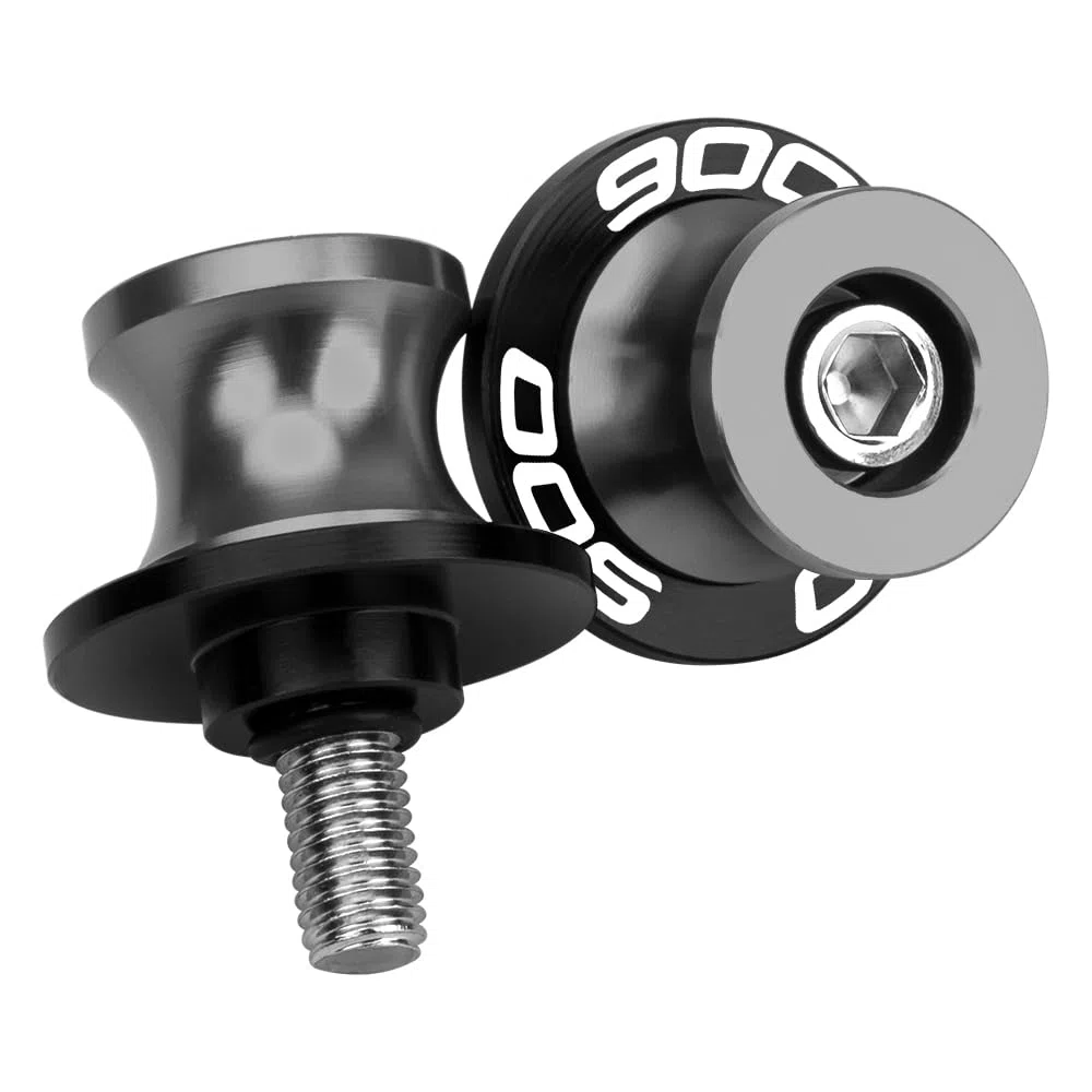 M8 Paddock Stand Bobbins para Tiger 900 2020-2024 Bobbins Bobbins Bobins Bobins Bobbins Tiger 900 Accesorios (Gris)