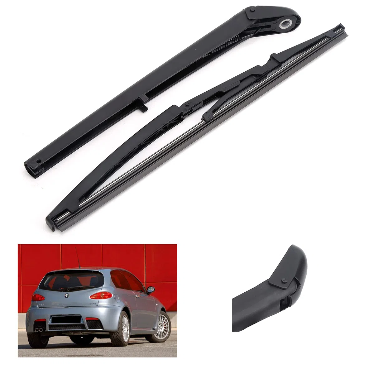 2PCS Escobilla de Limpiaparabrisas Trasera para Ventana de 147 (2000-2010) - Repuesto de Calidad