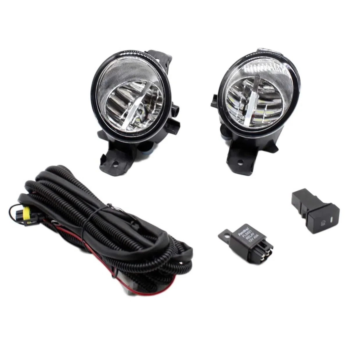 Automóvil Luz Antiniebla Compatible con Thalia 2 (LU1/2_) 2008 2009 2010 2011 2012 2013 2014 2015 Parachoques Delantero del Coche Luces Antiniebla Izquierda Y Derecha Conjunto De Lámpara