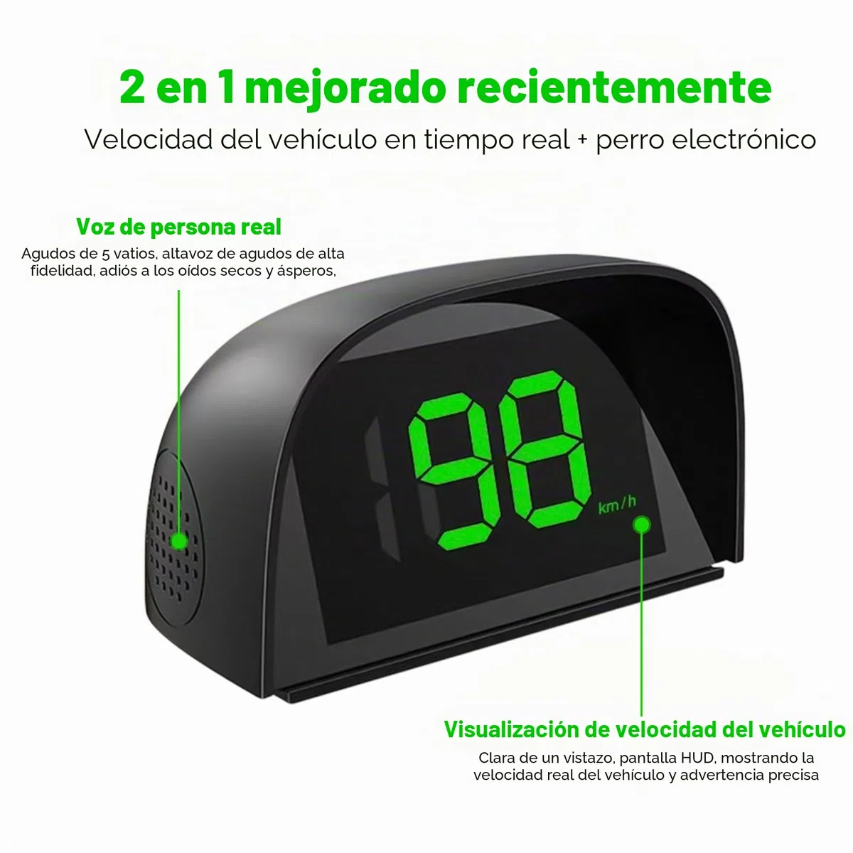 Nizirioo Velocímetro digital para coche, velocímetro de velocidad: pantalla universal para coche, velocímetro para bicicleta, moto, coche