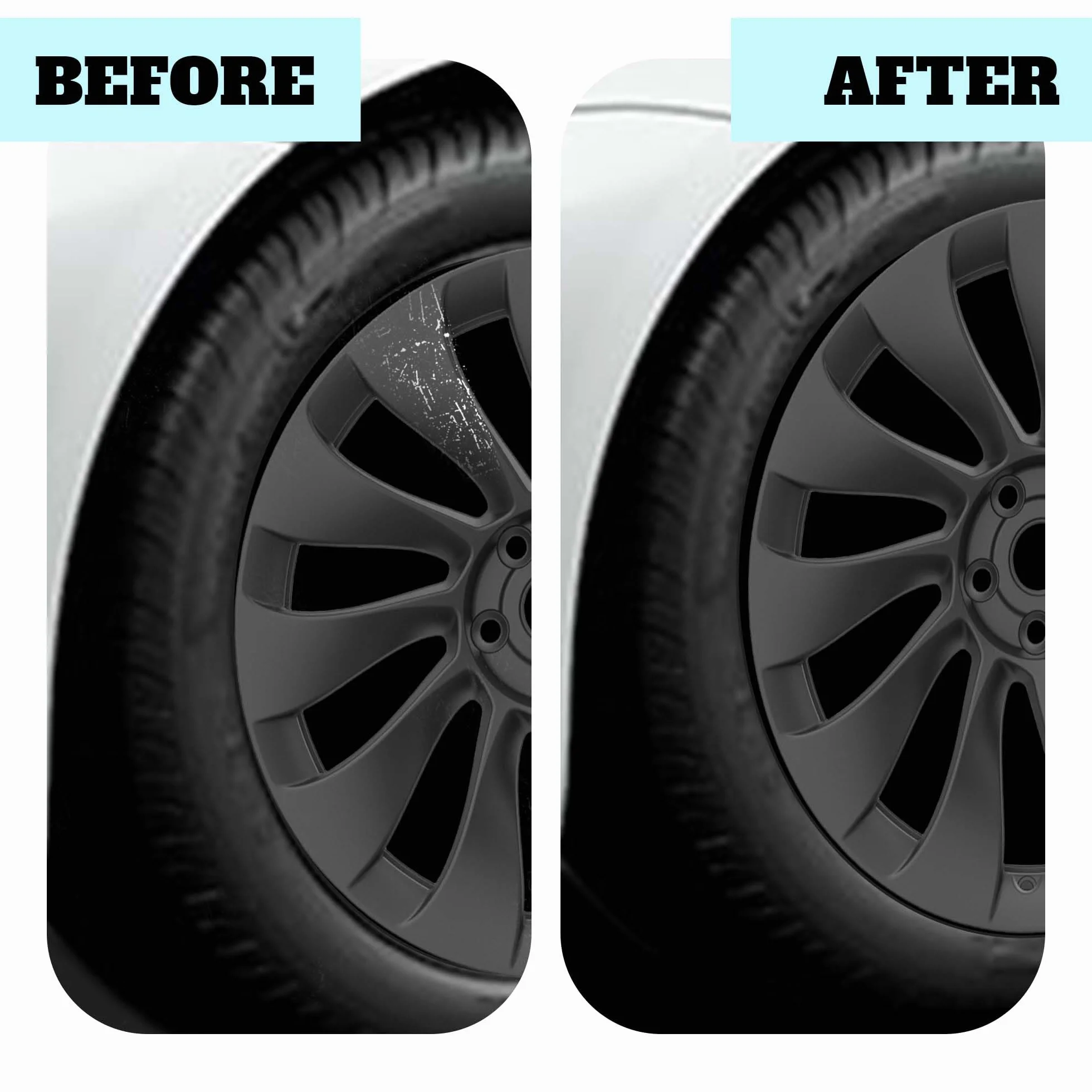 Pintura de Retoque para llantas Para Tesla Model Y Performance 21" Uberturbine Wheel Curb Rash Repair for Model 3 Uberturbine/Stiletto Wheels, Gunpowder