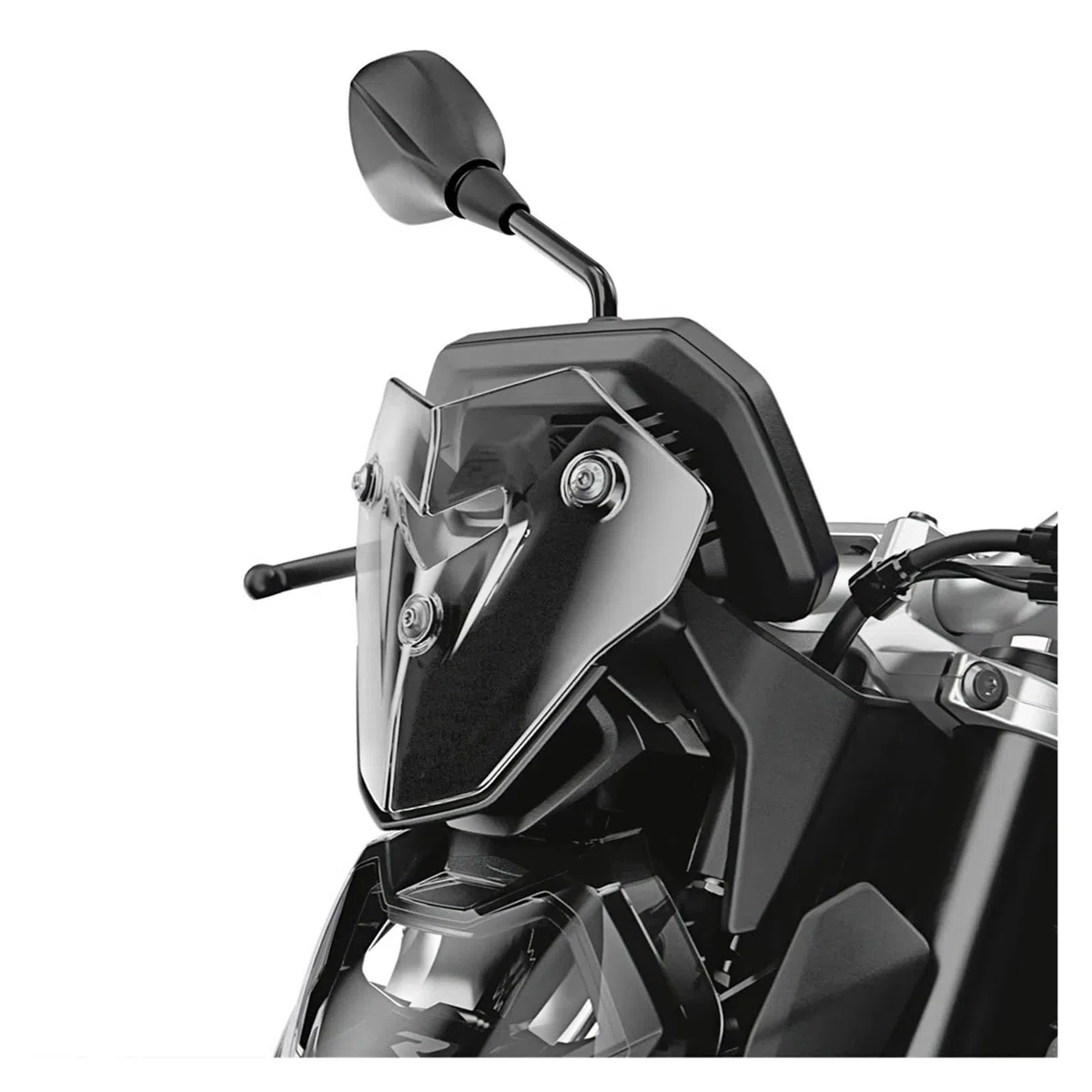 Alerón Motocicleta para F900R para F 900R para F900 R 2020-2025 Motocicleta Sport Touring Parabrisas Deflector Viento(Bracket)