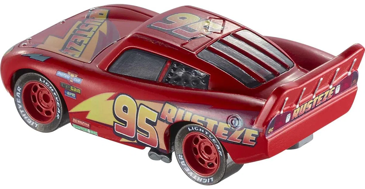 Disney Cars Rust-Eze Lightning Mcqueen Die-Cast Vehicle Versión en inglés