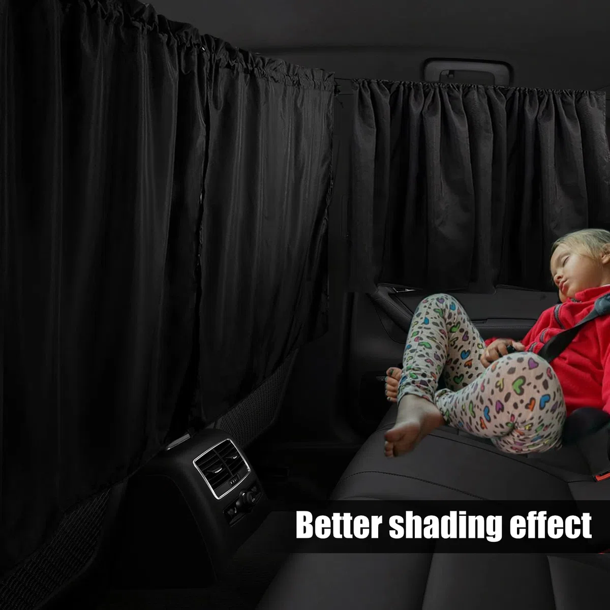 Cortinas de privacidad para coche, desmontables, cortinas de privacidad universales, cortina divisoria, parasol, ventana lateral, oscurecimiento, protección visual actualizada para viajes, camping