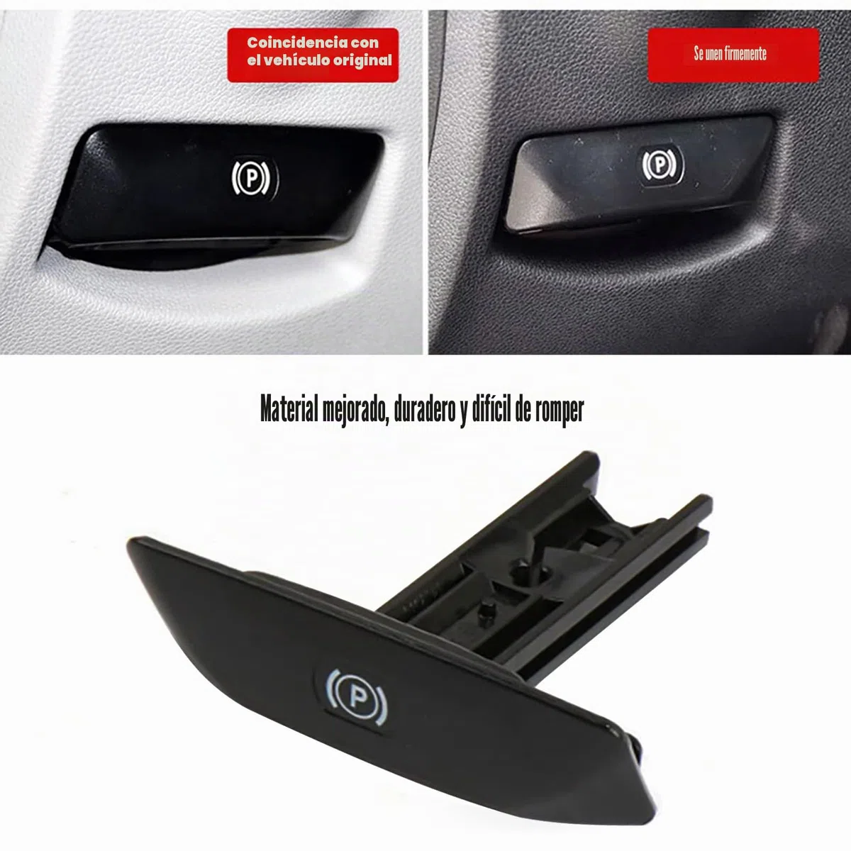 Manija de freno de mano para coche, interruptor de liberación del freno de mano A2044270020 para Mercedes W204 W212 W218 W207 X204