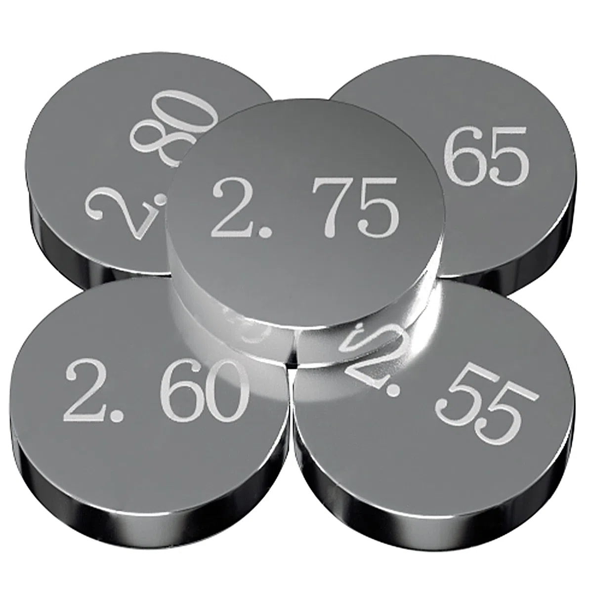 AHL- 47pcs 7.48mm Motocicleta Pastillas ajustable juego de válvulas Valve Shim kit para SV650 1999-2008