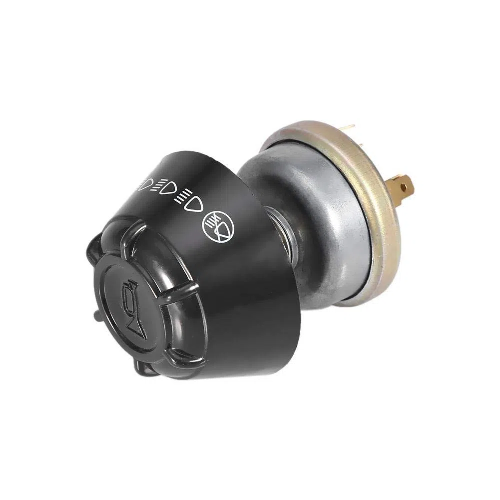 KIMISS Interruptor de botón de bocina de Luces Tractor-Duokon Horn Switch, 12V Nuevo a Prueba de Herrumbre y Metal Resistente al Agua Luz/Horn Switch Horn Button Push Switch