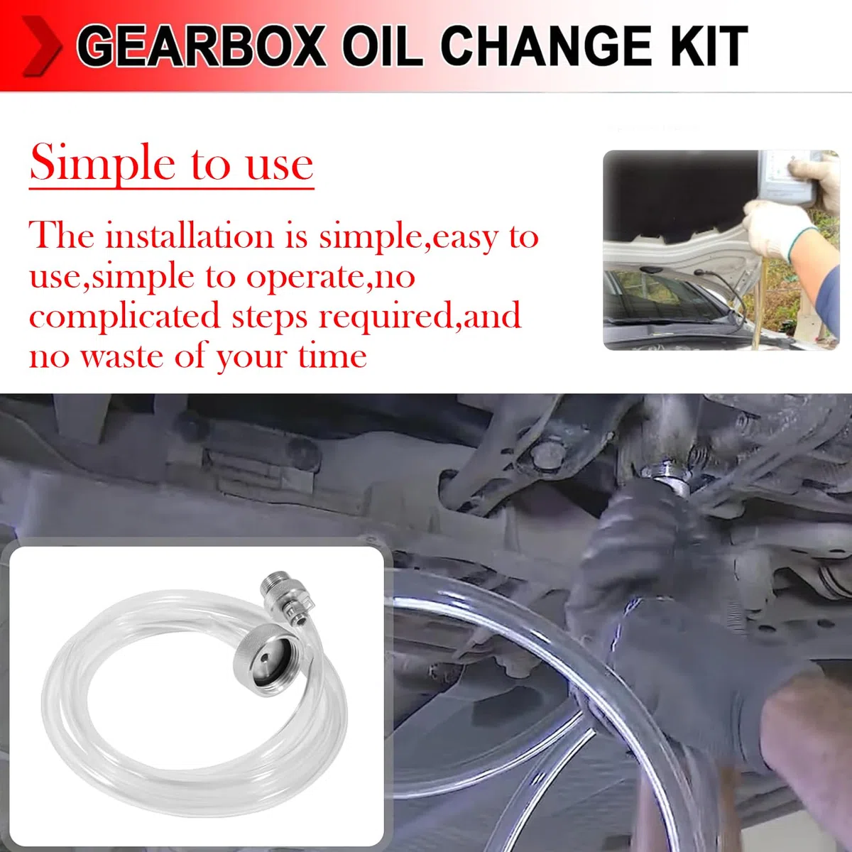 Adaptador de Cambio de Aceite de transmisión OEM Vas 6262 VAG para Manguera de llenado de Aceite Audi.