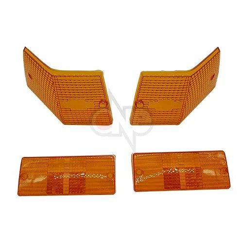 One by Camamoto cod 77670018 Intermitentes Delantero y Trasero Kit Lente Naranja Compatible con Piaggio Vespa px 125-150-200cc Arcobaleno | R.O. Hormigas 185976-185977 / Correo. 185978-185979