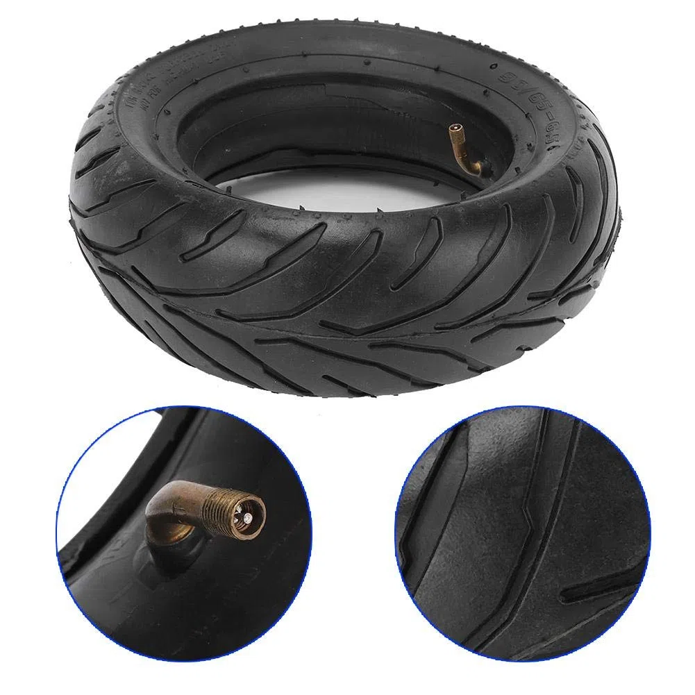 Tubo Interior y Cubierta de Neumático, Motocicleta 90/65-6.5 Tubo Interior del neumático Delantero Neumáticos para Moto para Mini Bicicleta de Bolsillo