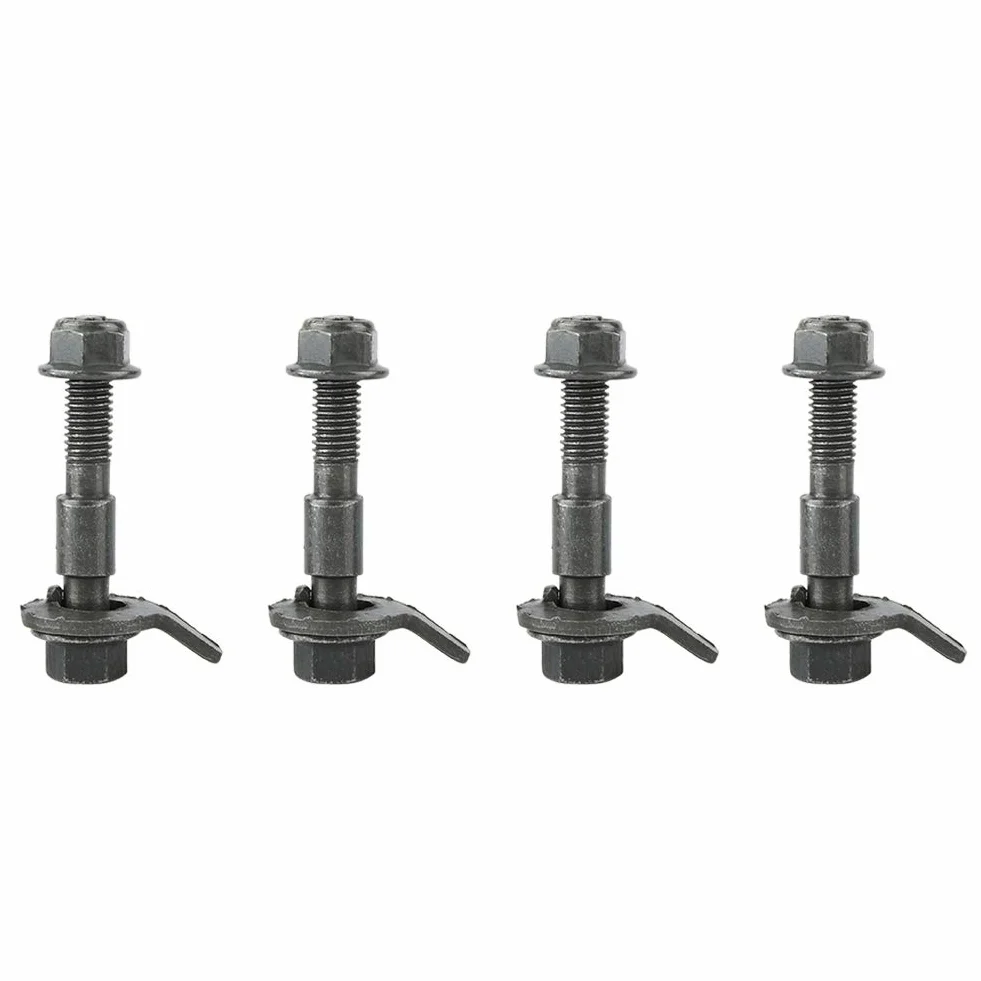 Perno de leva, 5 piezas de 12 mm para vehículos, acero, alineación de cuatro ruedas, kit de inclinación ajustable, perno de leva, verde militar