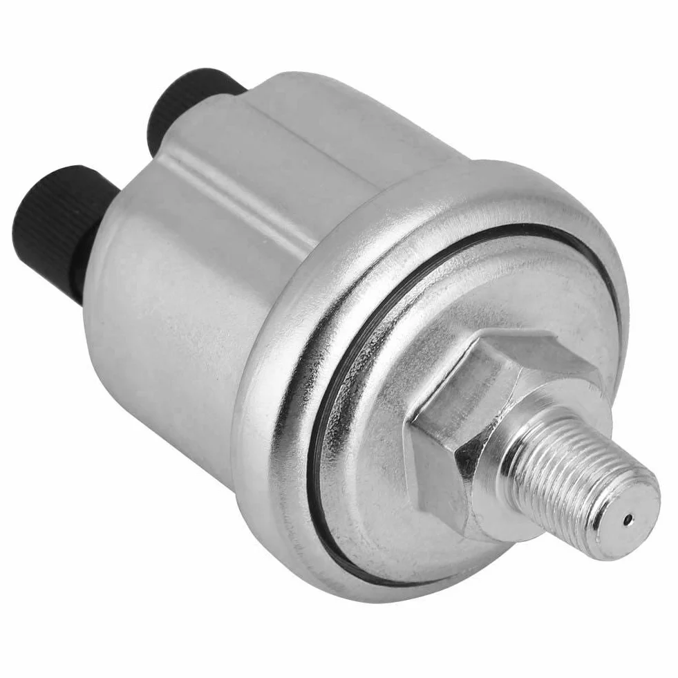 Sensor de Presión Aceite, Rango 0-10 Bares 1/8 NPT Universal para Generadores y Maquinaria Industrial