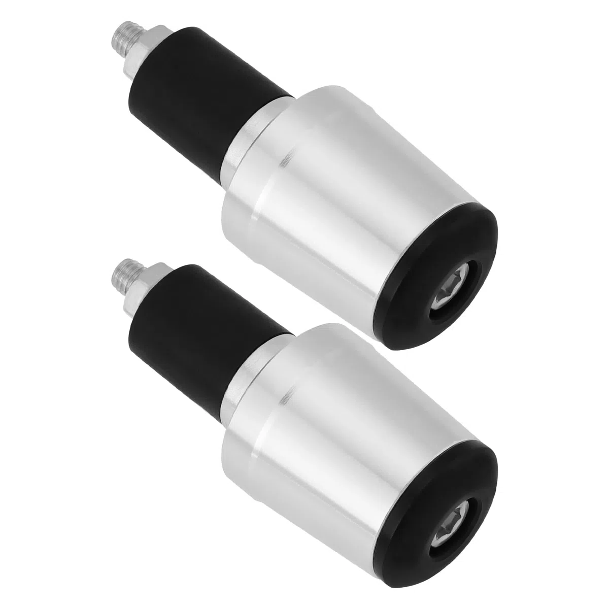 1 Par Tapones Manillar Motocicleta 7/8 Pulgadas Y 22 Mm Tapones Manillar Motocicleta Tapones Manillar Motocicleta Tapones Manillar Motocicleta Motos Cross Y Scooters (Plateados)