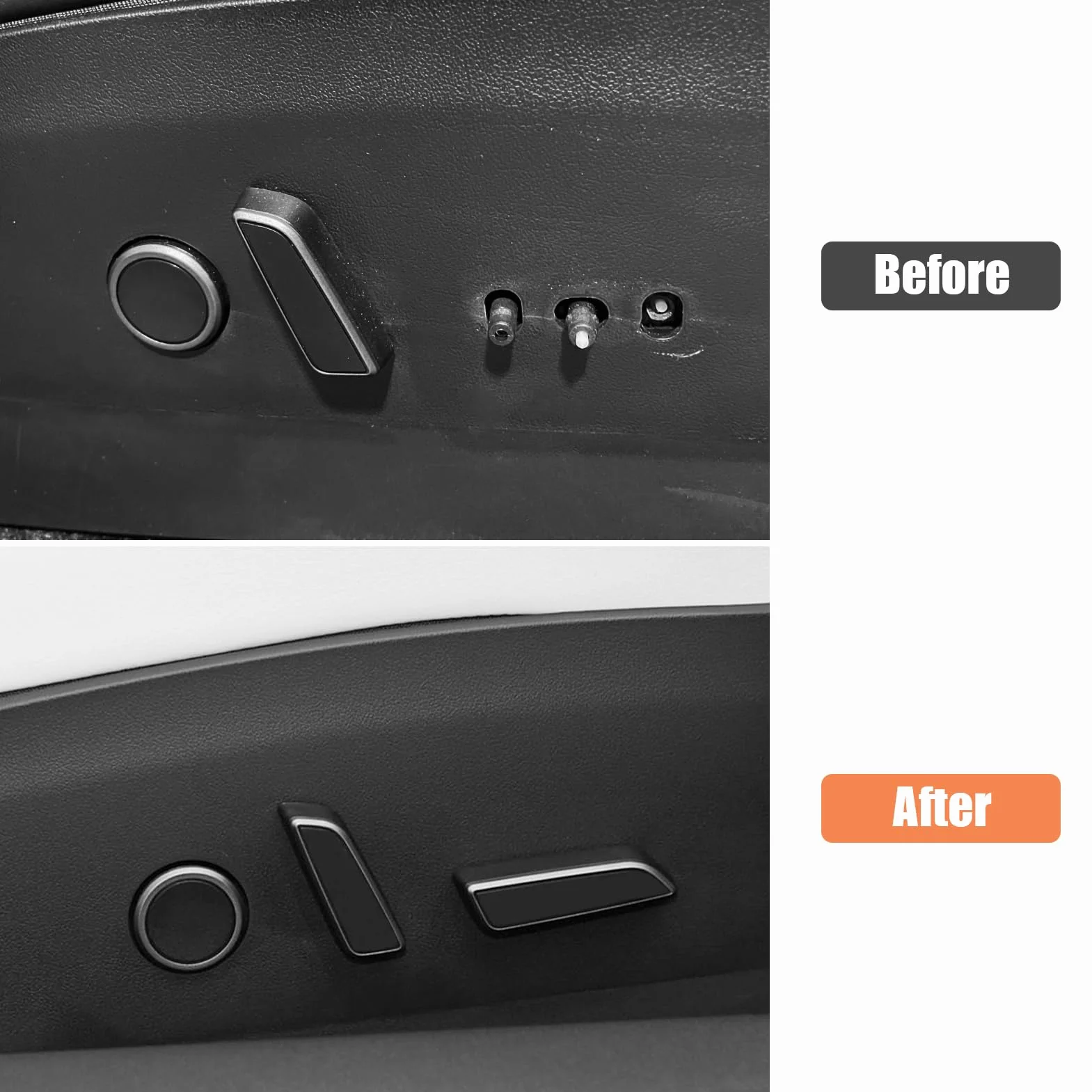 TTCR-II Compatible con Botón Asiento Tesla Model 3/Y 2021 2022 2023 2024, 1098842-01-D Lado Pasajero Botón Interruptor Avance Asientos, Botones Ajuste Asiento Tesla Y/3 Accesorios Internos-Derecho
