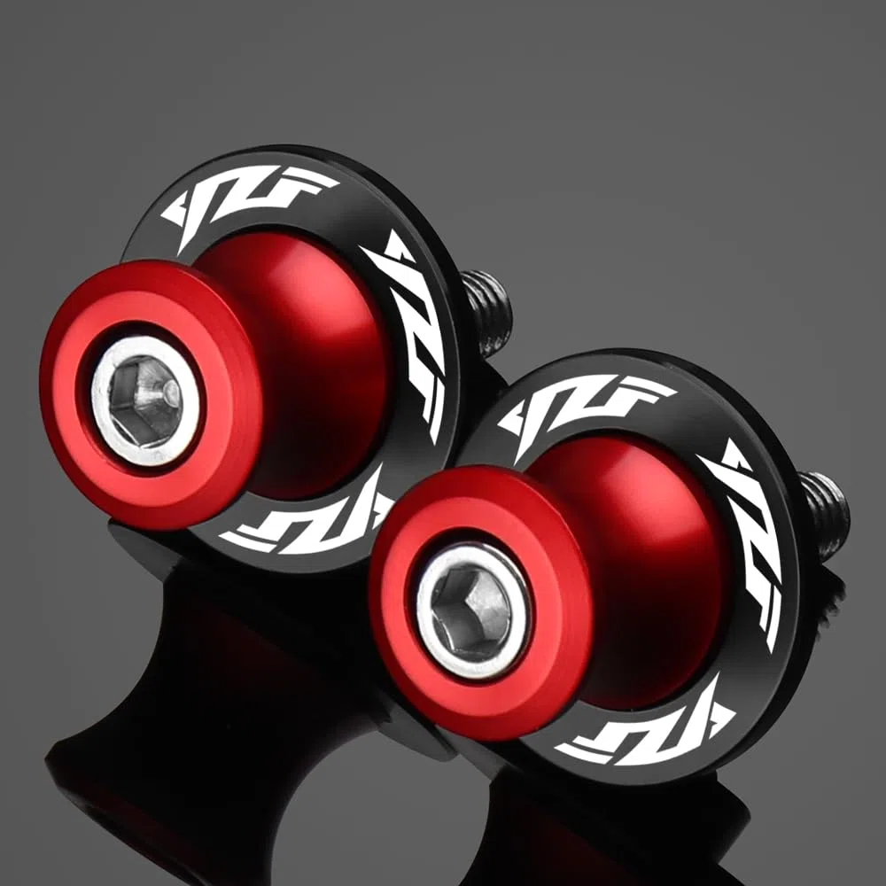 Diábolos Moto - M6 Brazos Oscilantes Tornillos del Soporte Motocicleta Aluminio Compatible YZF R1 R3 R6 R6S R25 R125 600R YZFR7 YZFR6