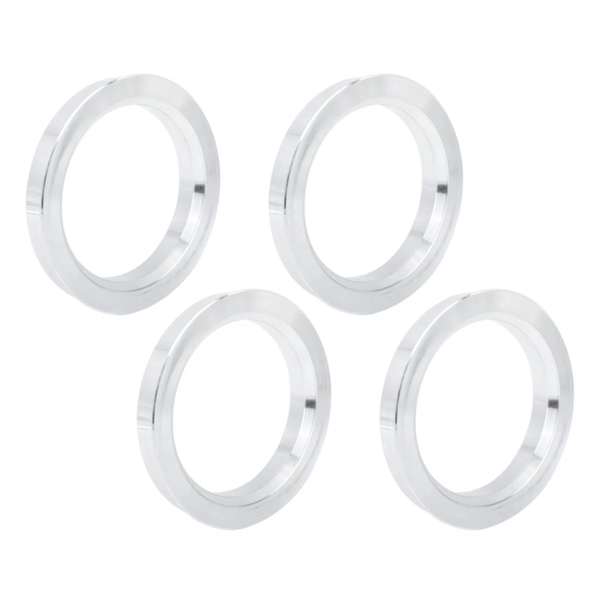 X AUTOHAUX 4Pcs 73.1 a 56.1 mm Aluminio Aleación Coche Cubo Centrado círculos Anillos de Centrales