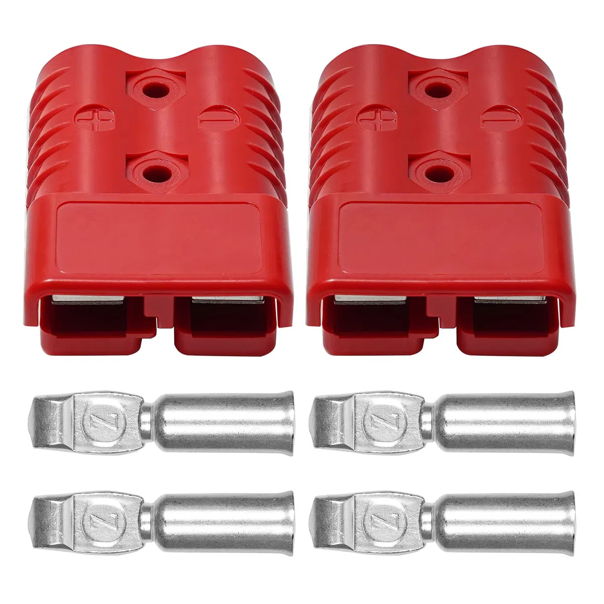 2 conectores Anderson de 175 A y 600 V para batería de desconexión rápida, kit de enchufe, terminal de cable, conector de alimentación de batería
