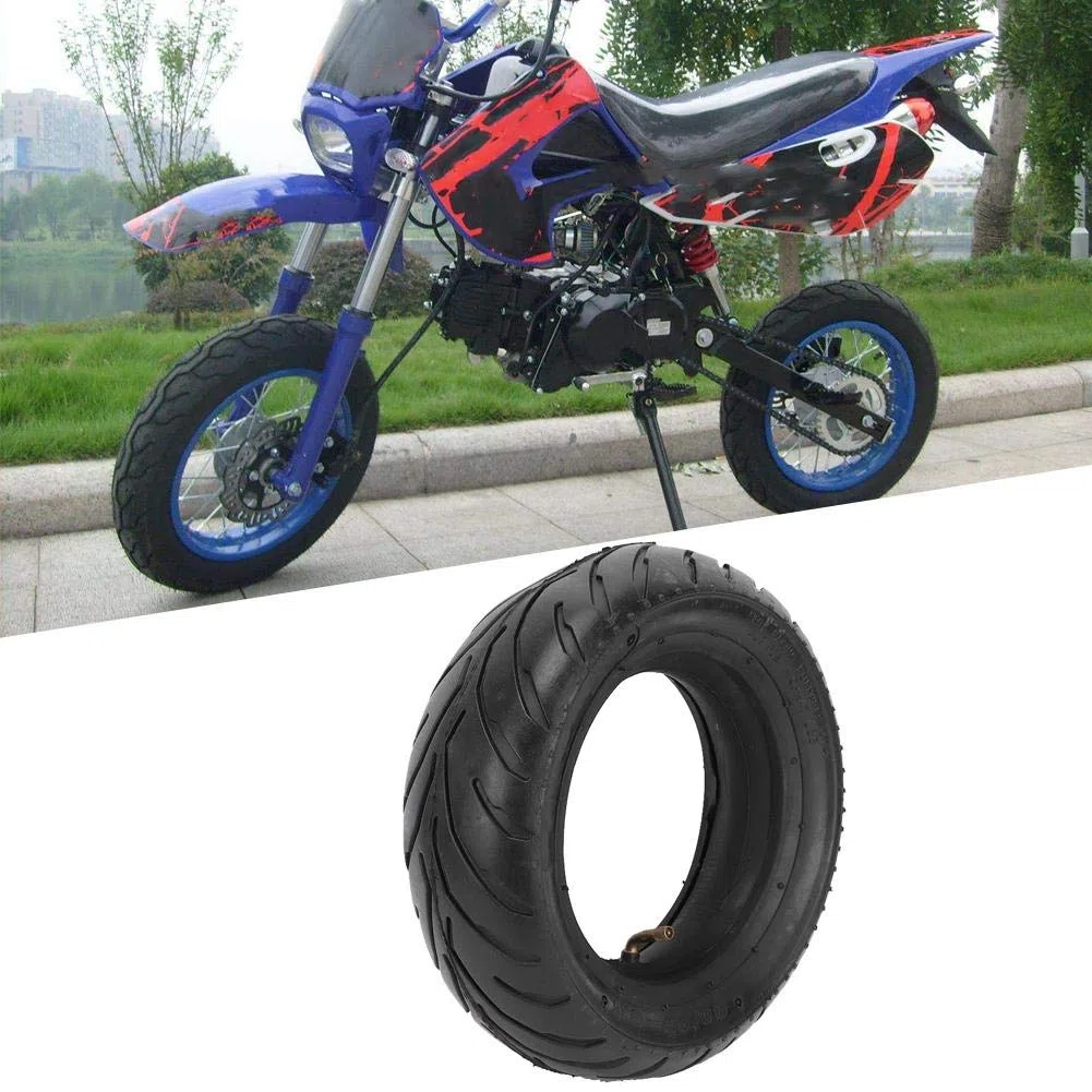 Tubo Interior y Cubierta de Neumático, Motocicleta 90/65-6.5 Tubo Interior del neumático Delantero Neumáticos para Moto para Mini Bicicleta de Bolsillo
