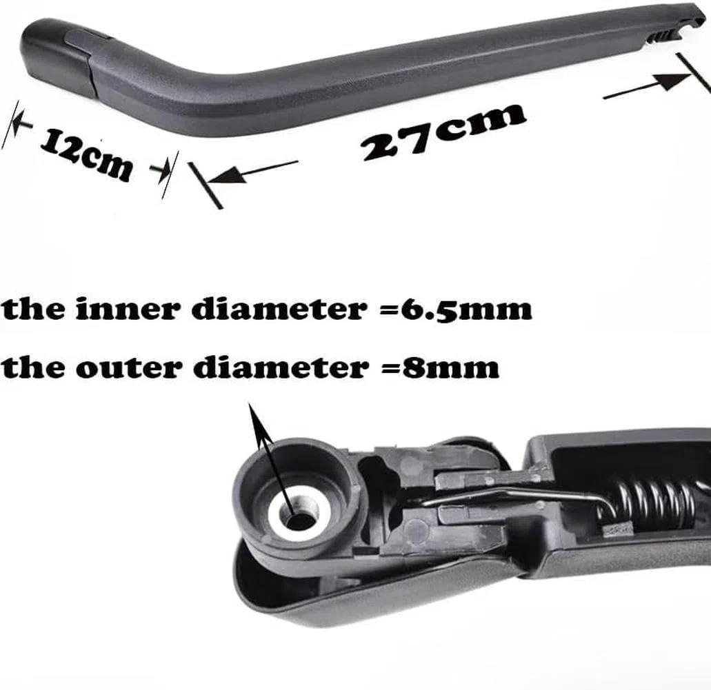 Trasera Escobilla Brazo del Kit Para Toyota Yaris 3. 2011-2019. Juego de Brazo y Hoja de Kit de limpiaparabrisas