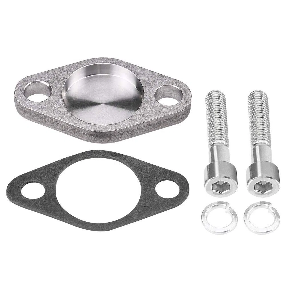 Kit placas bloque ciego válvula EGR, reemplazo duradero con junta incluida, kit reparación EGR 8 mm, for mecánicos profesionales y aficionados en mantenimiento automotriz