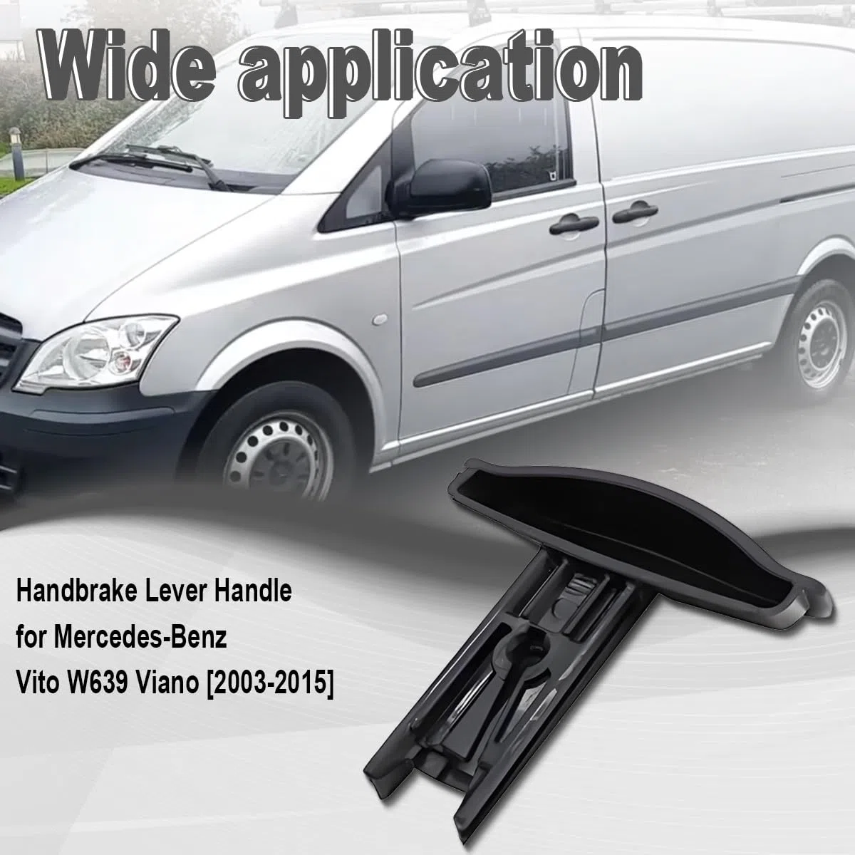 ZAMDOE A6394270020 Manija de la palanca del freno de mano para Mercedes-Benz Vito W639 Viano [2003-2015] manija de palanca de freno de mano de estacionamiento