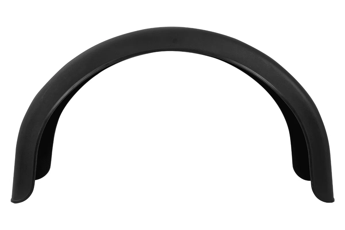 DOMAR Guardabarros Simple para Remolque 13 y 14 Pulgadas Paso de Rueda Plano de plástico 700 x 200 mm Cubierta Protectora antibarro Accesorio carrocería vehículos Ligeros