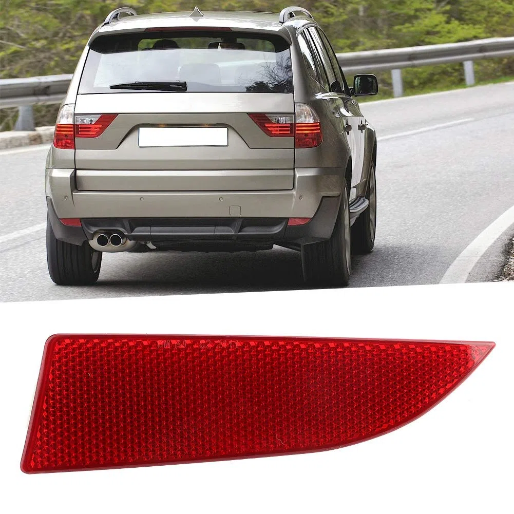 Akozon Parachoques Trasero Reflector Derecho OE: 63147162218 Apto para X3 E83 2006-2010