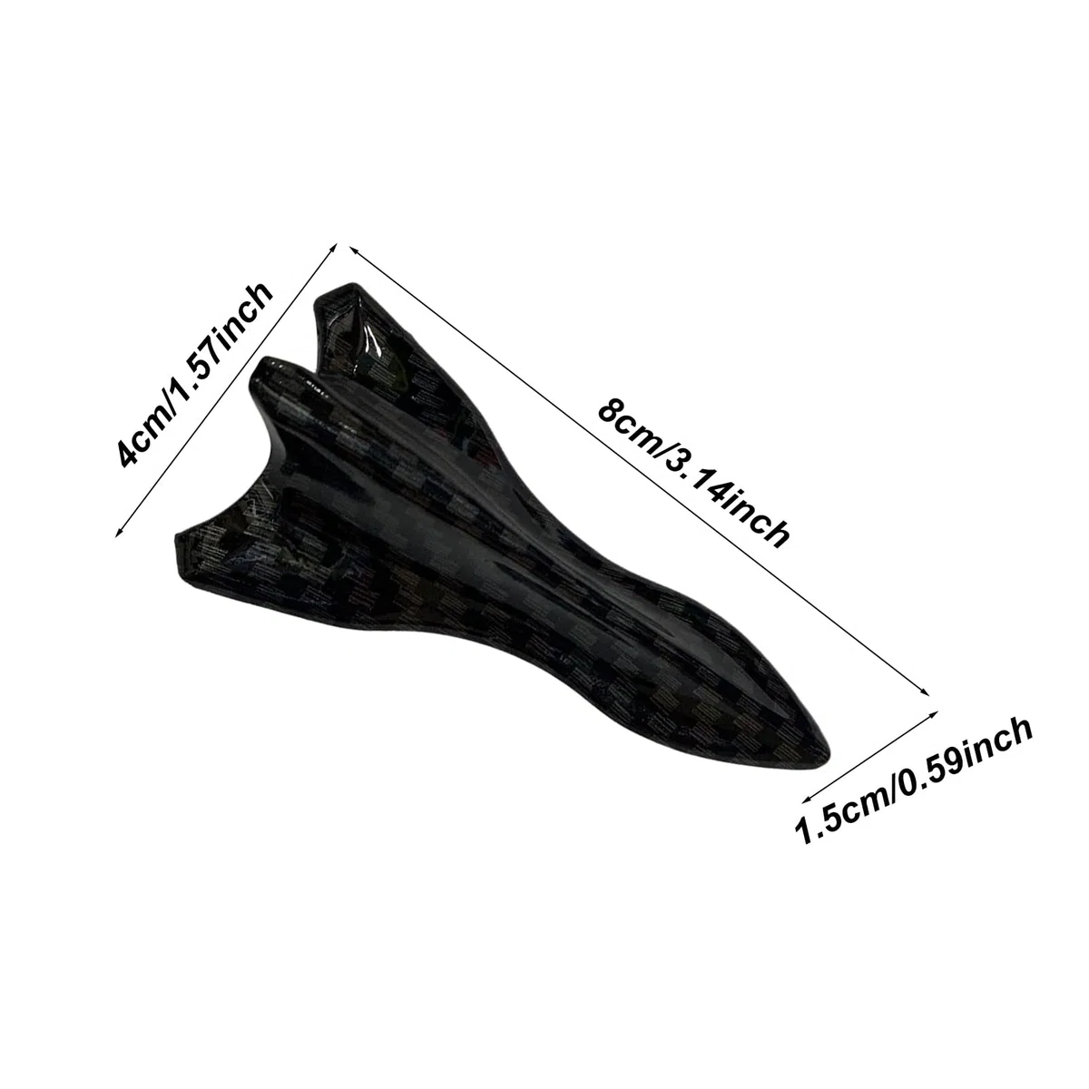 Difusor de Techo de Coche - 10pcs Kit de de Aleta de tiburón automático, Paquete Estilos de Aletas vehículo Decorativo | Spoiler Ella INSTALACIÓN AGINE con un Fuerte diseño Adhesivo para