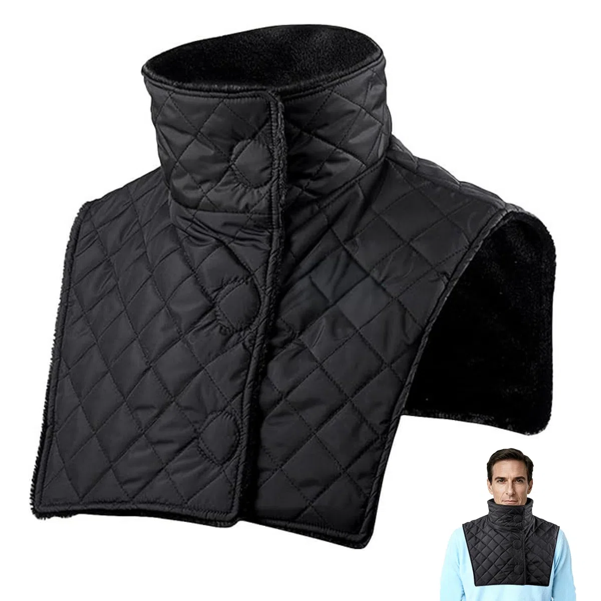 Calentador de Cuello Para Moto, Braga Cuello Moto Invierno, Bufanda Ajustable Para Exteriores, A Prueba de Viento, Impermeable y Resistente al Frío Bufanda Cálida de Invierno