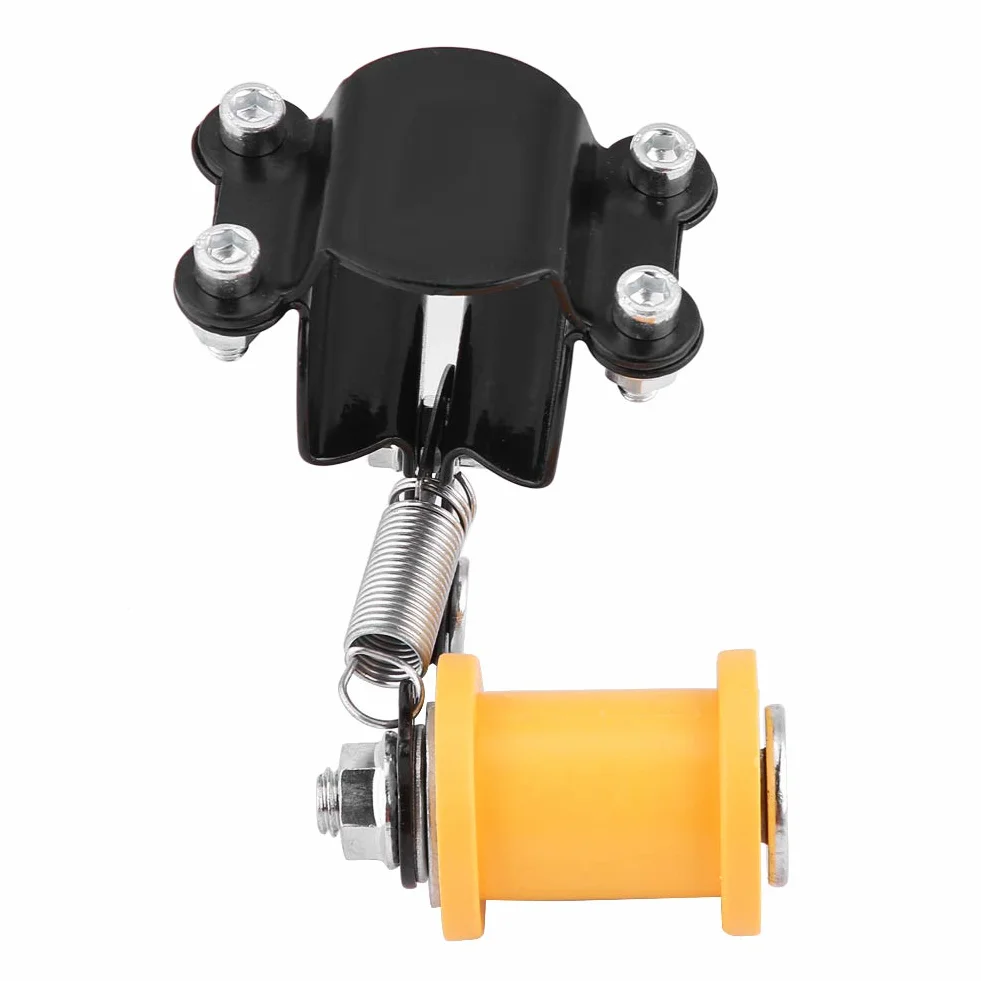 Guía de Cadena Tensor de cadena de motocicleta, tensor de cadena ajustable 3.3 cm Tensor de cadena automático de motocicleta Piezas de modificación general de motocicleta (negro)