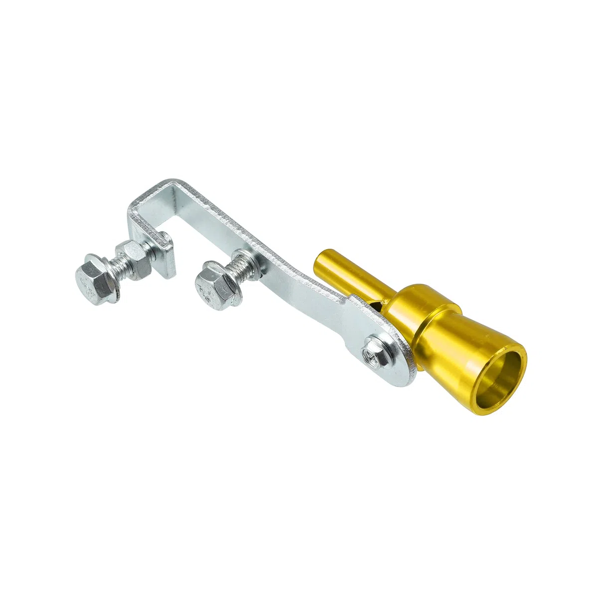 X AUTOHAUX 5uds Universal Coche Turbo Sonido Silbato Escape Silenciador Tono dorado S