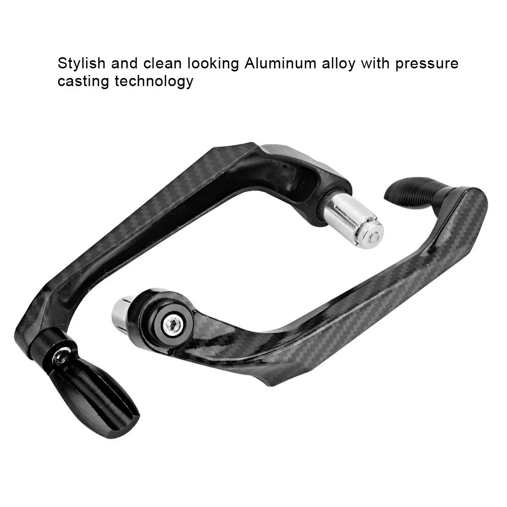 Protector Universal de Manillar para Motocicleta, Aleación de Aluminio, Negro, 7/8 Pulgadas, con Freno y Manetas, para Vehículos Eléctricos