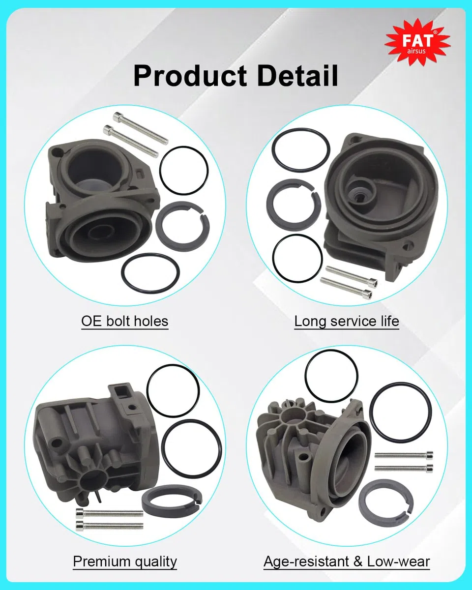 Anillos de cilindro de suspensión de aire para A6 C5 A8 D3 W220 W211 Kits 2203200104 4F0616005E