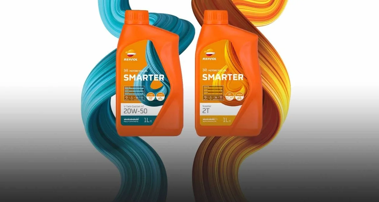 REPSOL Aceite de motor 5W-40 SMARTER Aceite sintetico API SN SCOOTER 4T 1L