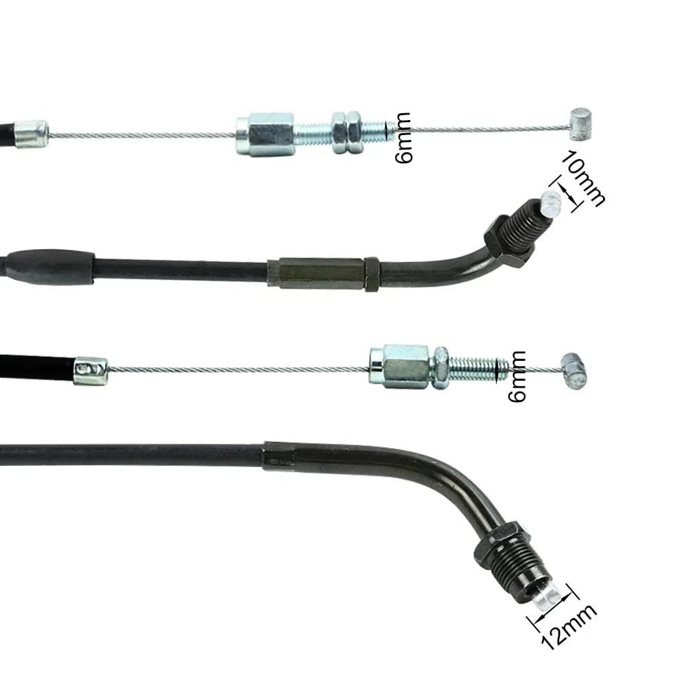 Wai Danie Kit Cable Acelerador Push & Pull Compatible con Honda CB350 CL360 CB400 CB550 CB750 FT500 Rebel 250 300 450 Shadow 500 700 800 ACE 750 1100 CRF250L CMX250L 0 C
