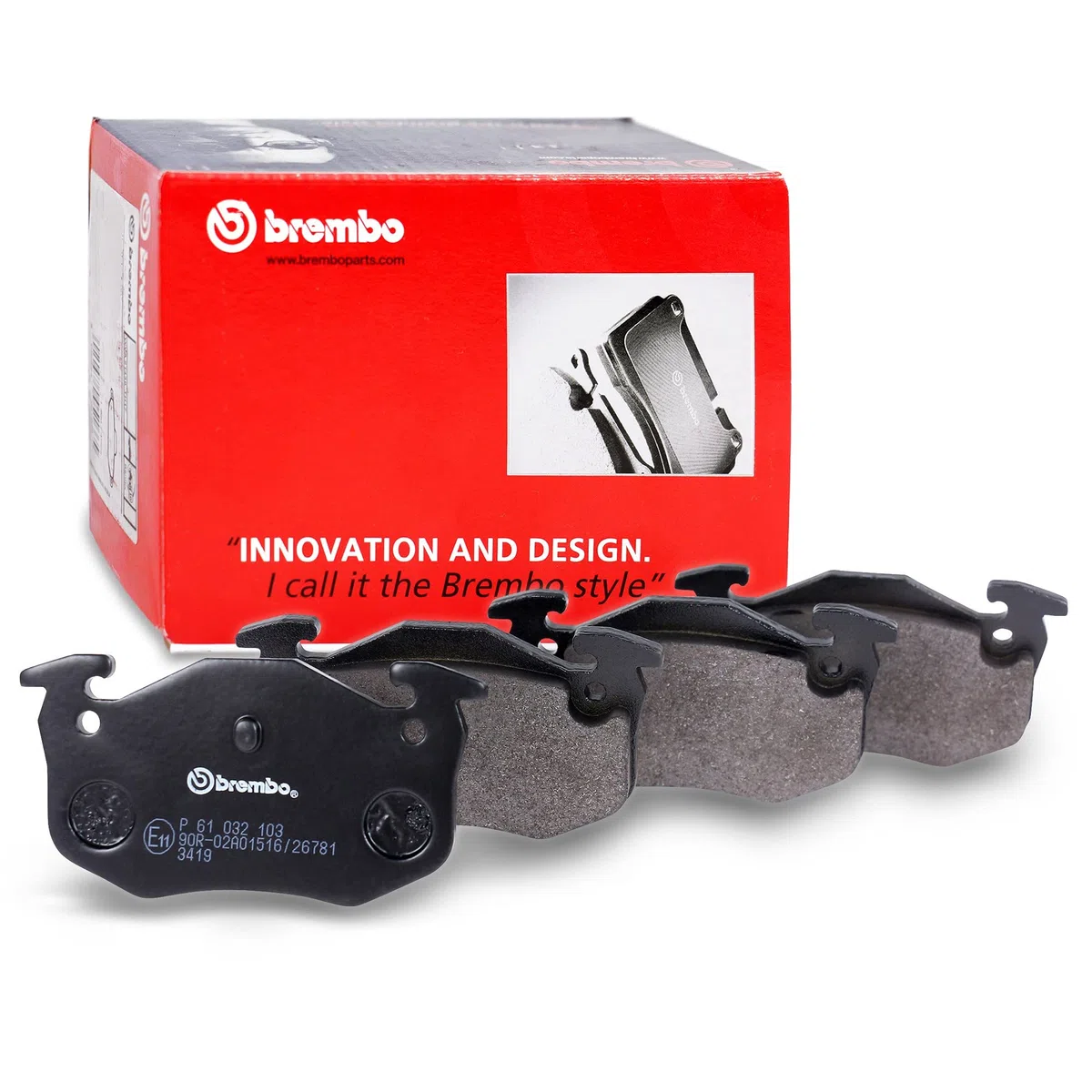 Brembo P 61 032 Pastillas de Frenos