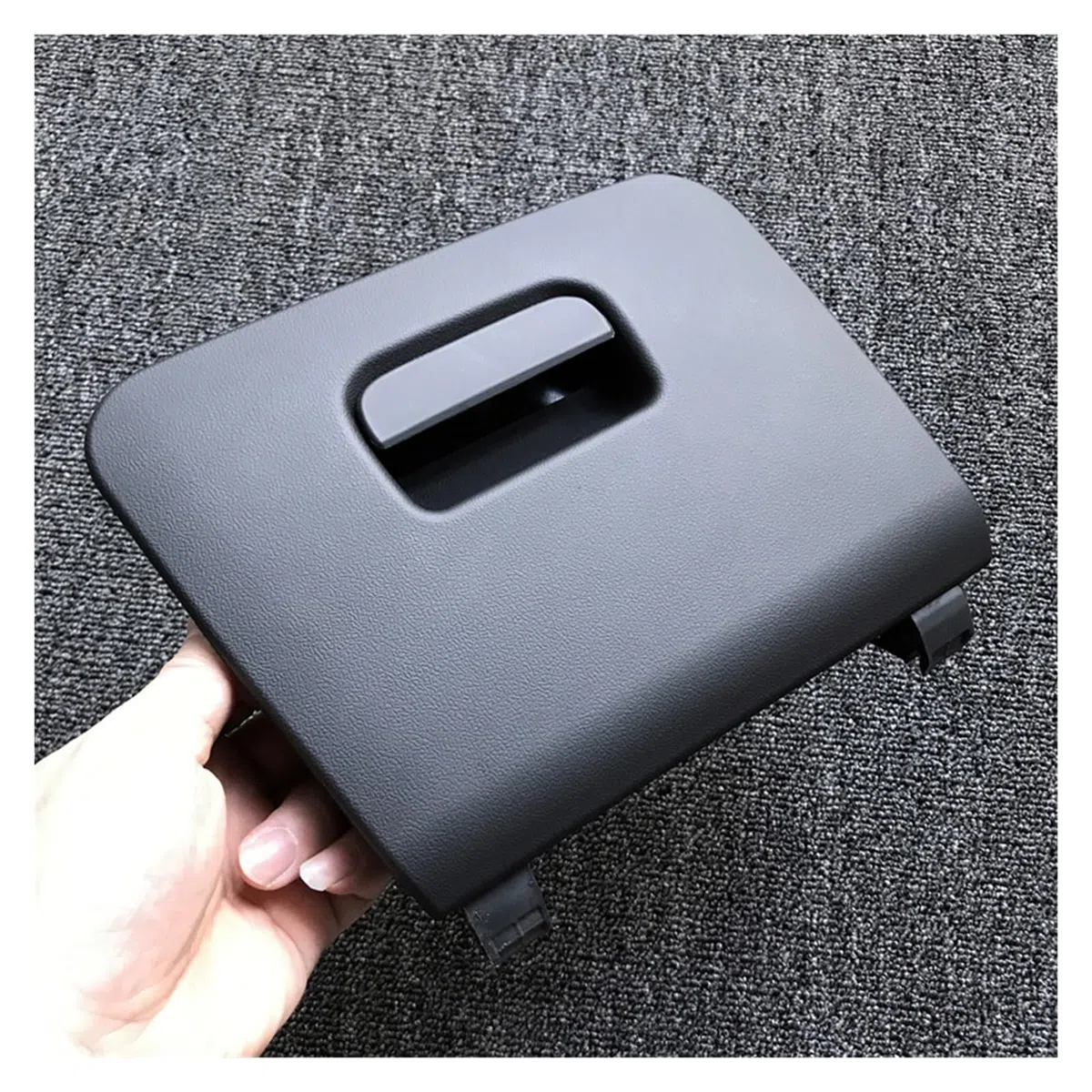 liwei Store Compatible con Audi Q3 guantera Izquierda guantera guantera guantera Cubierta de Placa Protectora Inferior del Conductor
