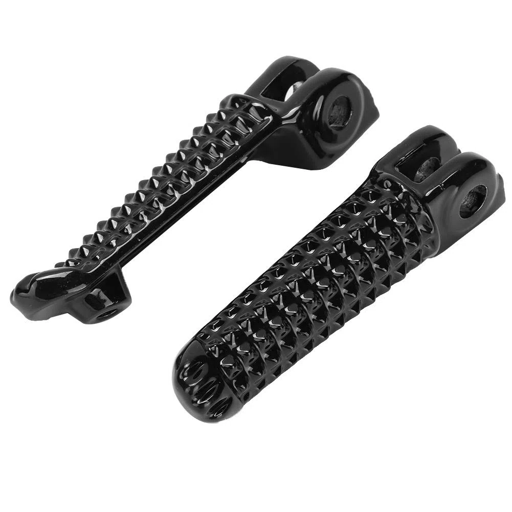 VOBOR Estriberas Moto, Motocicleta Delantero Estribera Reposapiés Conjunto, Pedales Delantero Motocicleta Reposapiés para YZF R1 R6 R6S