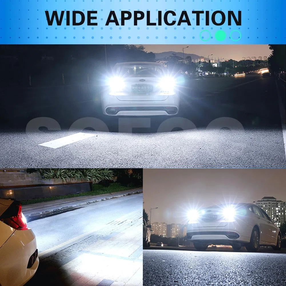 SOFOC PR21/5W BAW15D Bombilla LED 6V 12V DC Blanco Luz Reversa DRL Luz Domo Para Automóvil Autocaravana Cámping Barco etc. 3014 39SMD 1000Lm Más Brillante 2Pcs